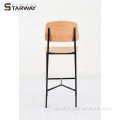 Высокое качество Современная фанерная сталь Sarstool Барный стул